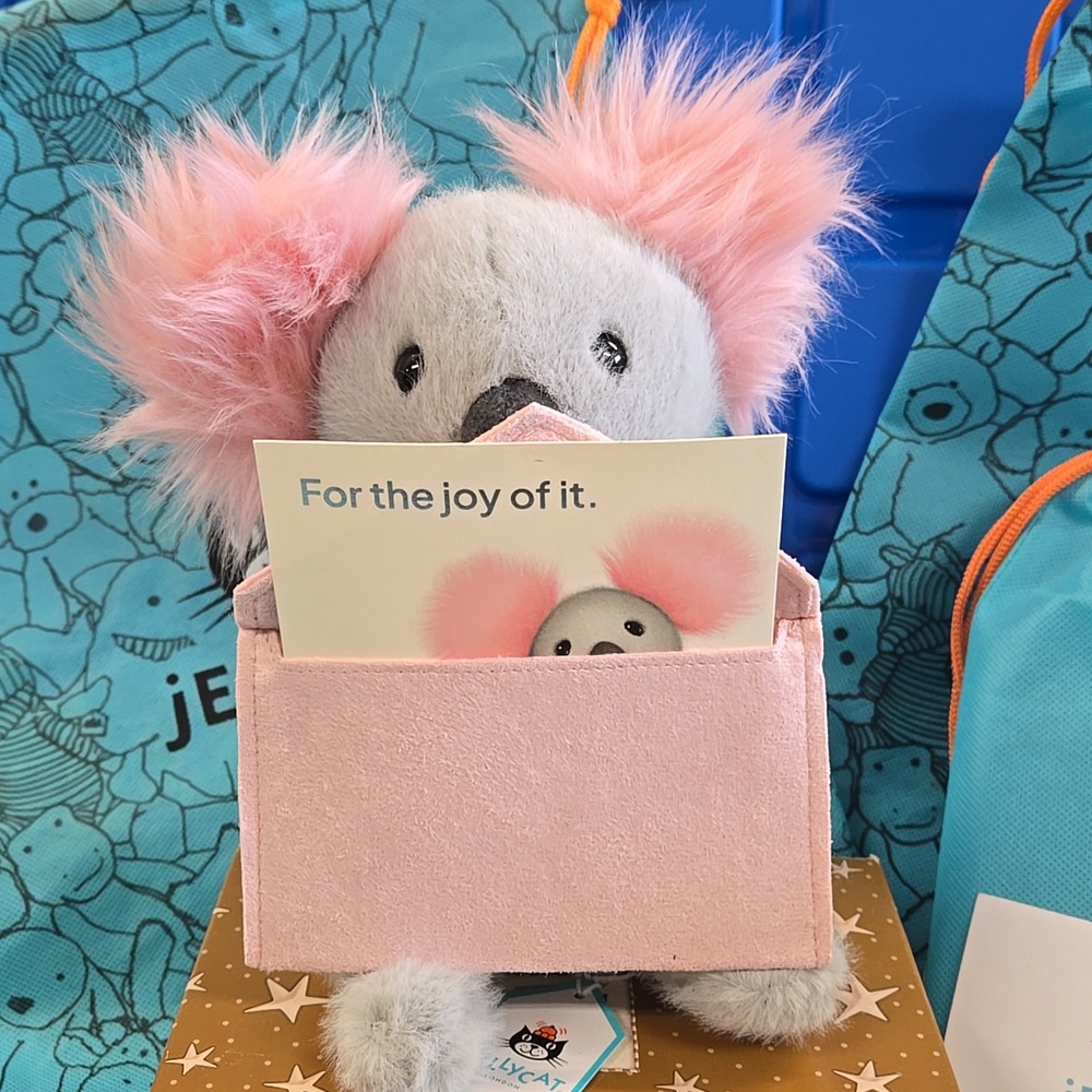Jellycat Pink-Eared Koala With Message